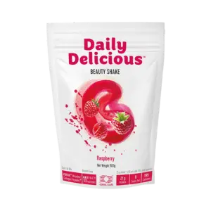 Daily Delicious Beauty Shake s příchutí maliny